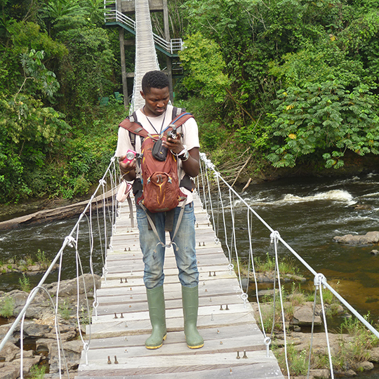 Walter 540 Field work path Cameroon field work